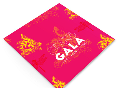 Dragonfly Foundation Gala Event branding brochure campaign design event illustration logo typography