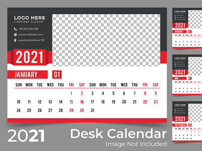 Desk Calendar 2021