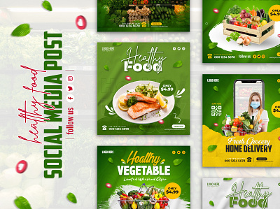 Healthy vegetable food promotion instagram post helth helthy social media post vegetable
