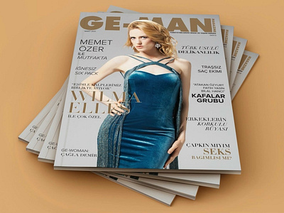 Magazine and social media design for Ge-man