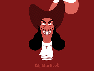 Captain Hook captain hook disney hook illustration neverland peter pan pirate villain