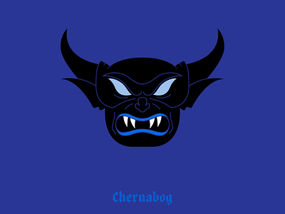 Chernabog bald mountain chernabog disney evil fantasia horns illustration movie villain