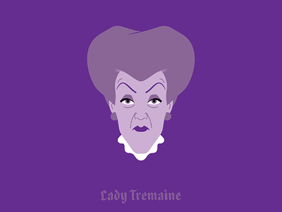 Lady Tremaine cinderella disney evil illustration lady tremaine losttype movie villain
