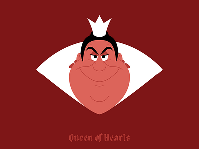 Queen of Hearts alice in wonderland crown disney earring illustration movies queen queen of hearts