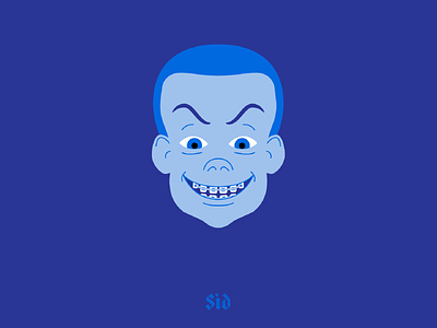 Sid braces disney evil illustration kid movie sid phillips toy story villain