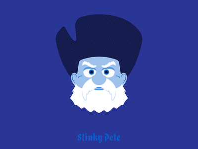 Stinky Pete the Prospector beard disney evil hat illustration pixar prospector stinky pete toy story villain