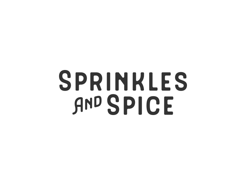 Sprinkles & Spice bakery branding cupcake daily logo challenge icon logo retro spice sprinkles typography wordmark