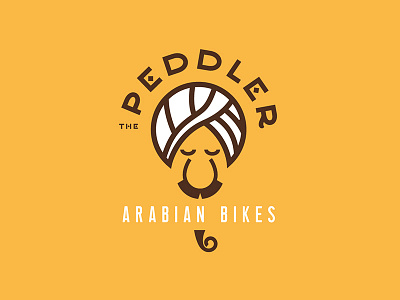 The Finest Bicycles This Side of the River Jordan agrabah aladdin arabian badge bicycle bikes daily logo challenge disney middle east peddler turban