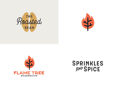 2018 branding coffee daily logo challenge fire flame logos top 4 typography.
