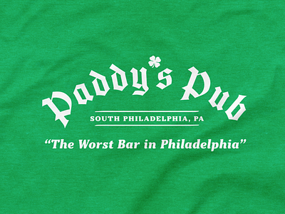 PADDY'S apparel bar fx irish its always sunny in philadelphia paddys pub phildelphia pub shirt st patricks day tv shows