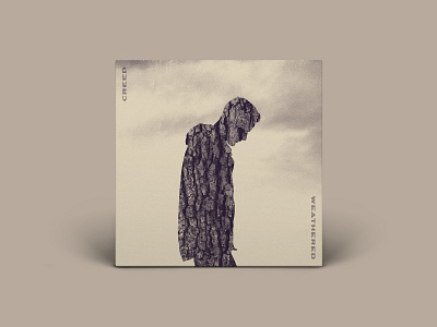 WEATHERED album art bark cover creed music silhouette tree vinyl weathered