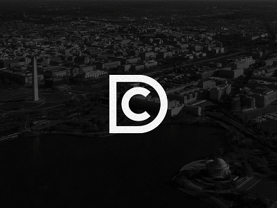 DC america dc district of columbia history initials logo monogram usa washington dc
