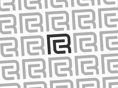 RC branding icon initial letters logo monogram pattern rc