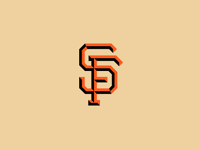 SF baseball brand california giants logo mlb monogram san francisco