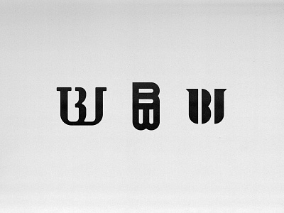 BW branding bw icon logo monogram