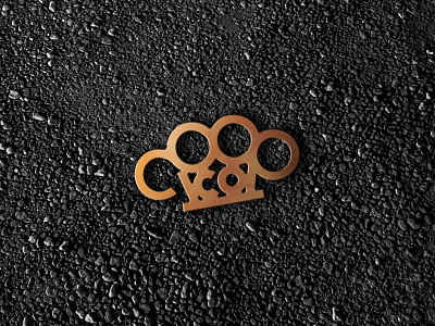 BRASS brass knuckles lockup logo metal mockup promo texture wordmark