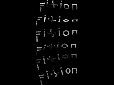 FIXION WRINKLED apparel branding clothing fixion logo noise typography wordmark wrinkled