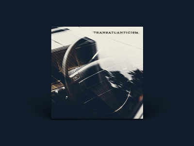TRANSATLANTICISM album artwork band car cover art death cab for cutie indie music record rock steering wheel vinyl