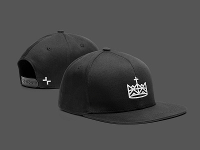 CROWNED apparel apparel design baseball hat cap cross crown embroidery fixion hat icon jesus snapback