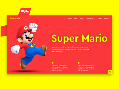 Super Mario UI/UX Template