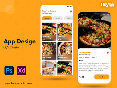 Food App Deisgn banner deisgn branding flat icon illustration logodesign template design ui ui ux ux vector web website design