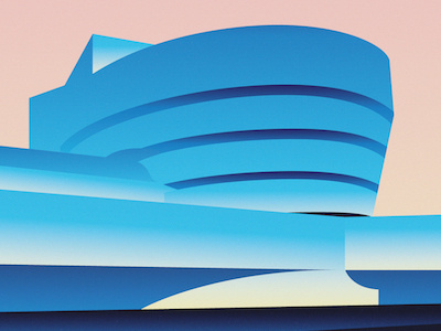 Guggenheim Museum buildings frank lloyd wright guggenheim museum illustration