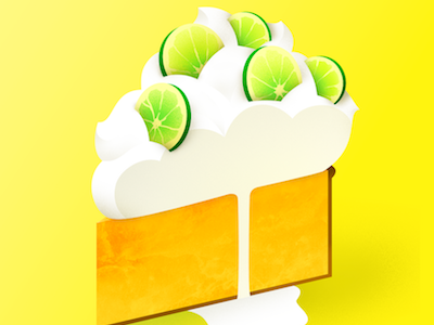 Key Lime Pie illustration key lime pie kworq lime pie pie