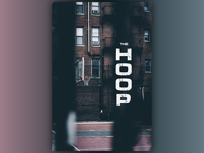 The Hoop adobe illustrator ambience basketball basketball court concept covid dark design graphic design hoop idea illustrator minimal mood movie nba poster sports suspense wallpaper