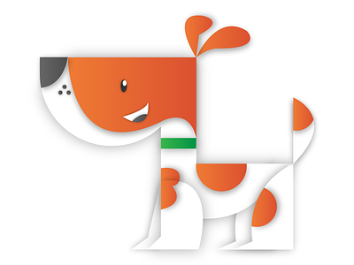 Woof animal art cartoon character concept cute design dog drawing graphic design illustration illustrator minimal puppy simple sketch