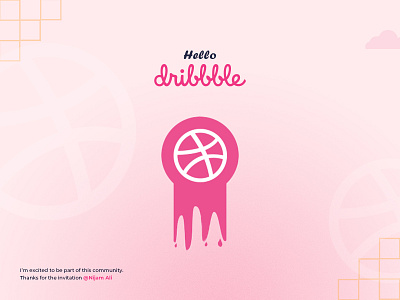 Hello Dribbble app branding design icon illustration logo typography ui ux vector web website