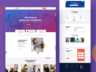 Business Consulting Landing Page