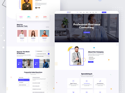 Business Consulting Agency Landing Page