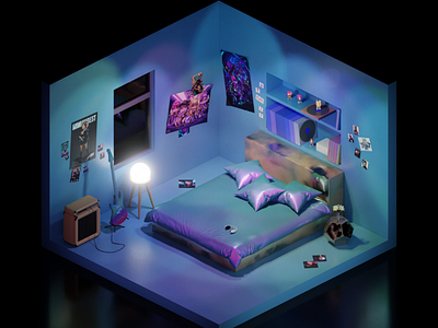 Blender Isometric Kda Lol designs, themes, templates and downloadable ...