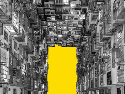 Hong Kong Yellow art building design graphic graphic art graphicdesign hong kong hong kong building hongkong photoshop yellow yellow images