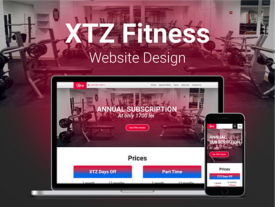 Gym Website Design design gym gym website redesign web design webdesign