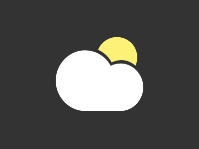 Cloudy cloudy icon