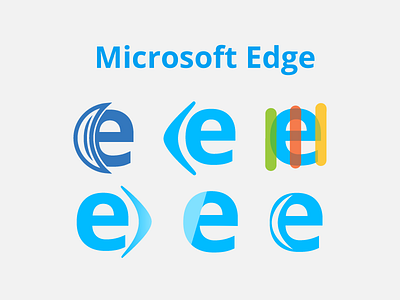 Microsoft Edge #2 branding design edge logo microsoft vector