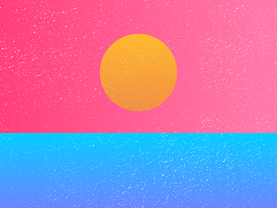 Sunset design gradient illustration sunset texture