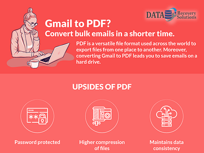 Gmail to PDF? Convert bulk emails in a shorter time. best branding converter gmail logo pdf