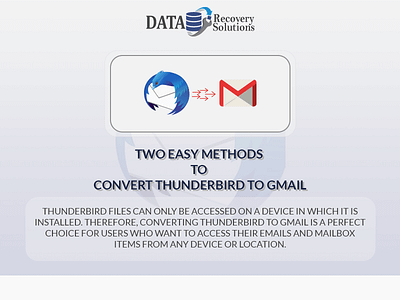 Two easy methods to convert Thunderbird to Gmail best gmail software technology thunderbird tool