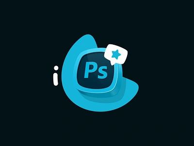 Adobe Photoshop adobe adobephotoshop blue creative design favorite logotype photoshop software star