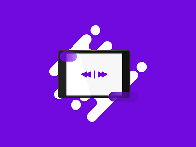 Tablet Icon coreldraw icon ipad purple tablet ui vector