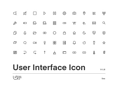 User Interface Icon set collectionn flat flat ui icon icon design icon set iconfromus icons iconset line icons ui