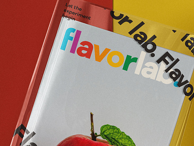 Flavor Lab book branding branding design editorial food graphicdesign logo science video youtube