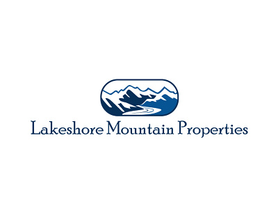 Lakeshore Mountain Properties design logo ui