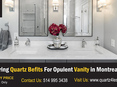 Exploring Quartz Befits For Opulent Vanity in Montreal bathroom countertops granite granite countertops granite4lessca kitchen countertops quartz quartz countertops quartz4less vanity