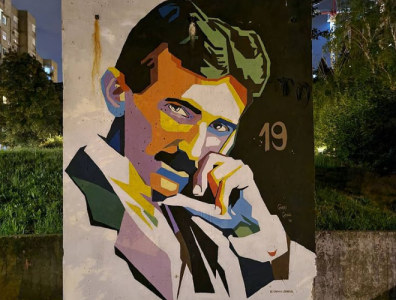 Nikola Tesla Mural