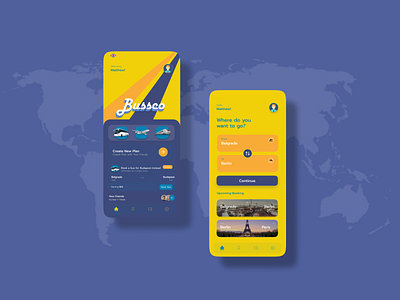 Bussco Travel App Design