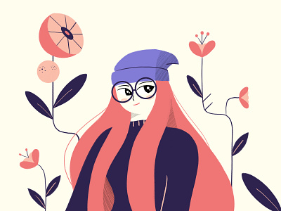 Flower Girl | DTIYS design flower girl illustration illustrator photoshop visual art