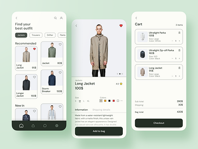Online Shop Concept - Mobile App conceptwork design e commerce interface online shop shop typography ui uidesign uidesigners user ux uxdesigners
